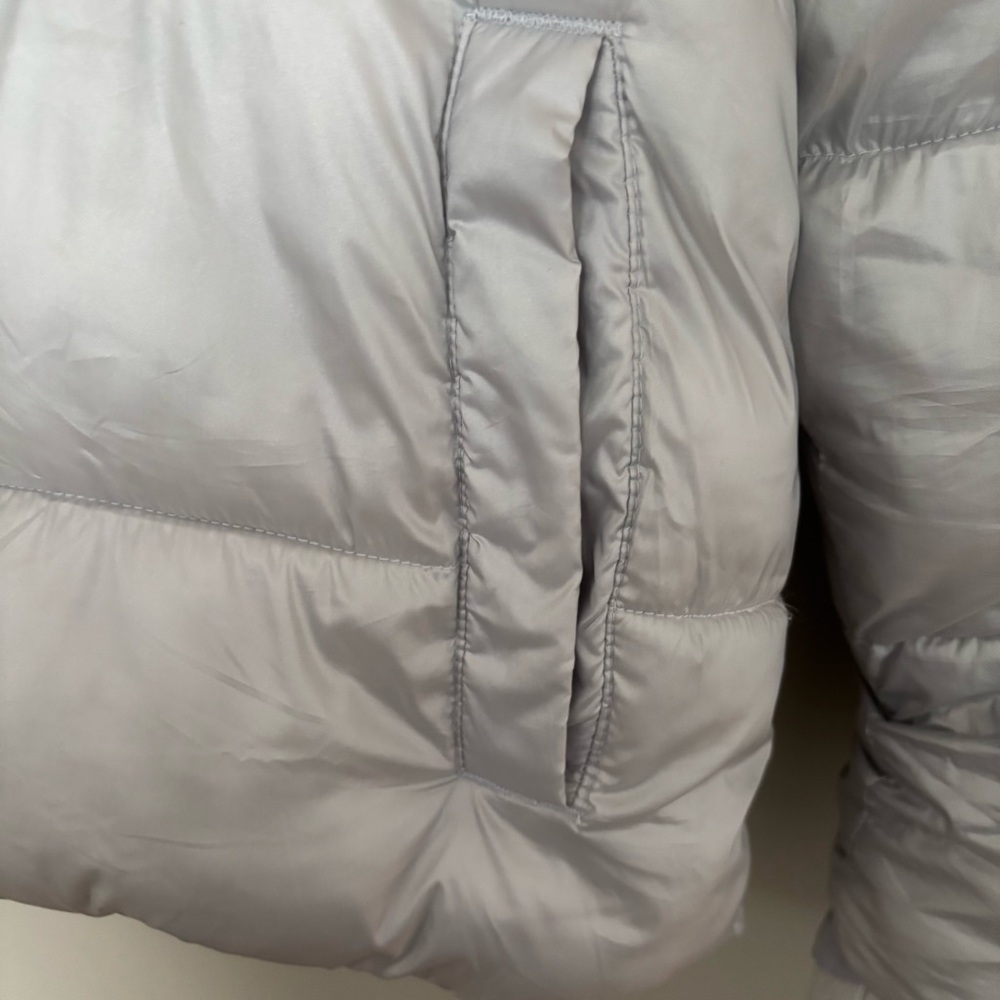 Silver Puffer Jacket - Picture 4 of 8